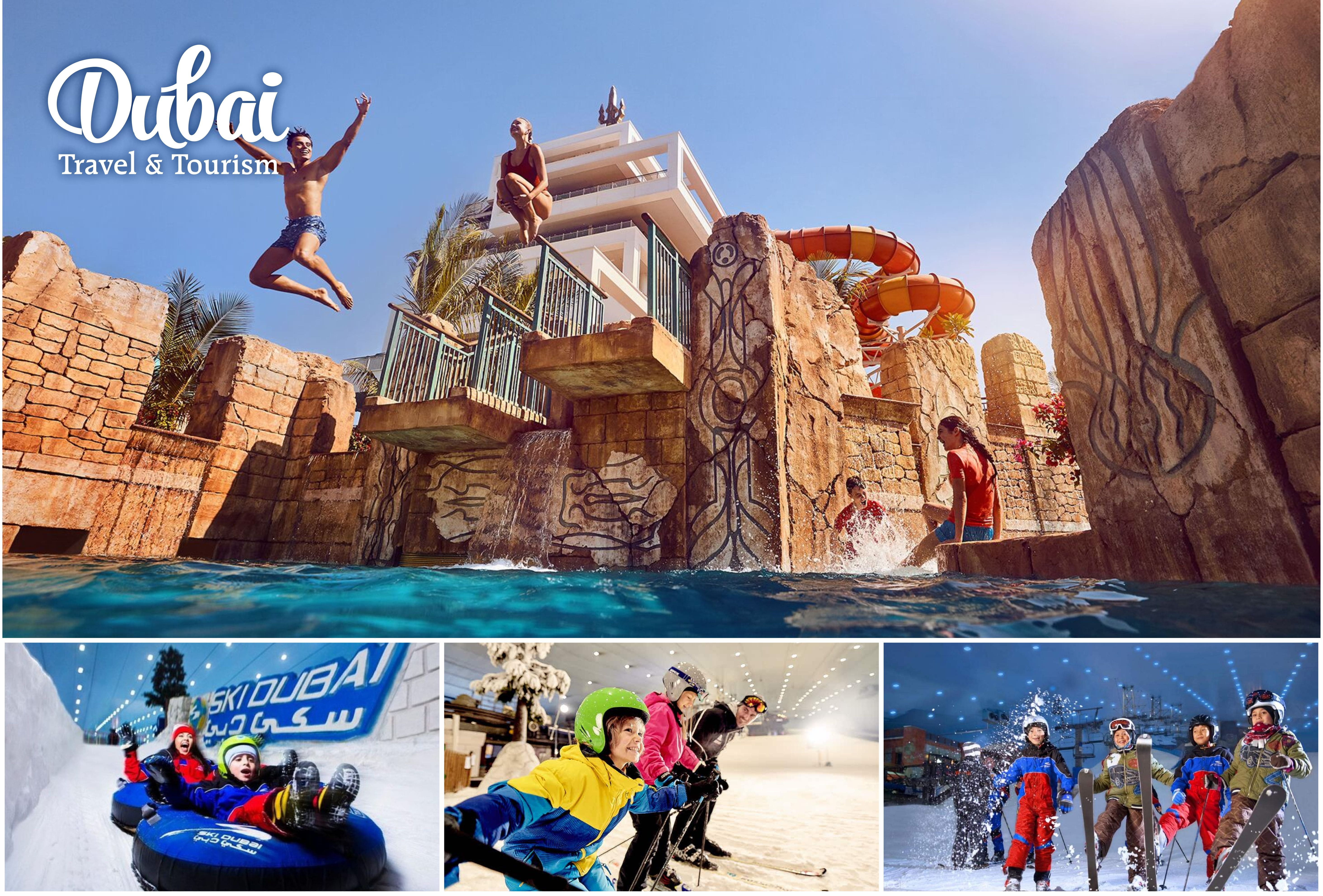 Aquaventure With Ski Dubai Polar Pass