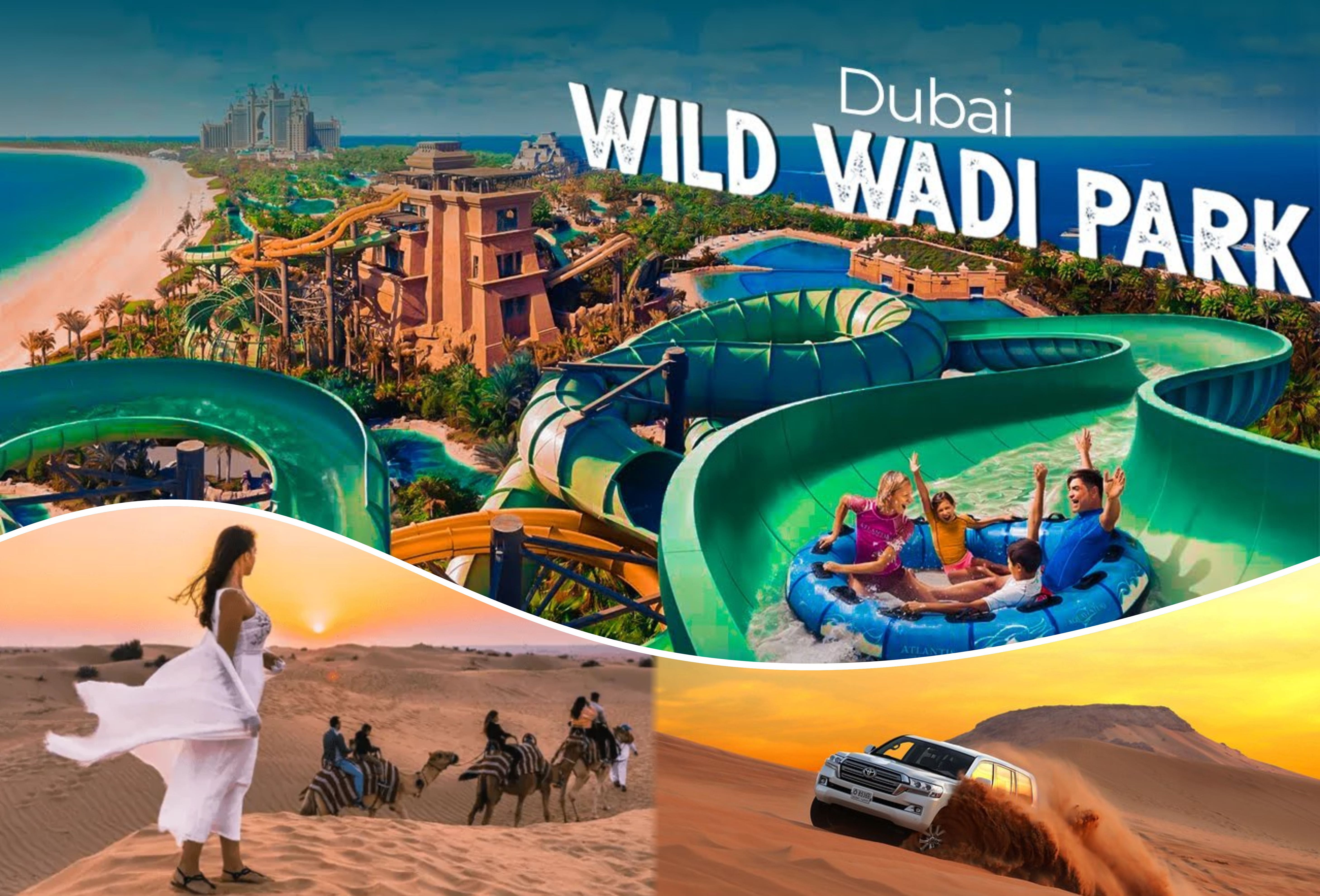 Desert Safari With Wild Wadi Water Park