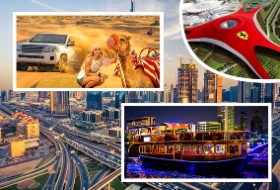 Desert Safari With Dhow Cruise And Abu Dhabi City Tour With Ferrari World