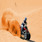 red dune desert safari with quad bike