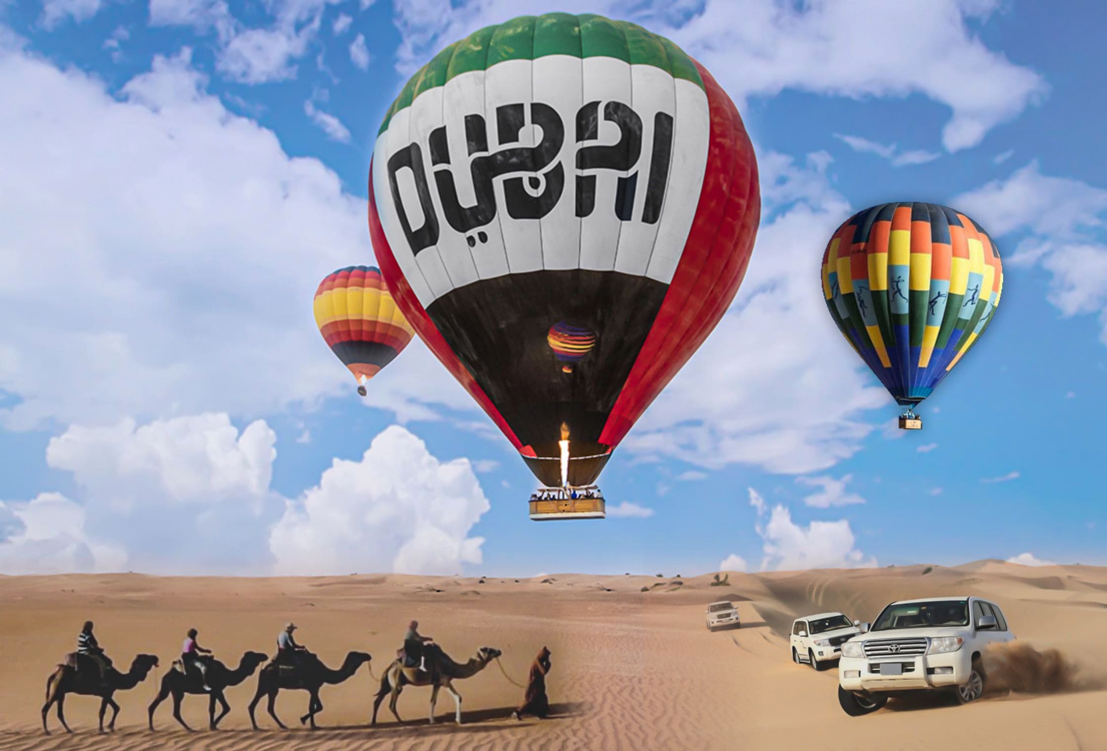 Hot Air Balloon Tour, Dubai Hot Air Balloon, Hot Air Balloon flight Tickets