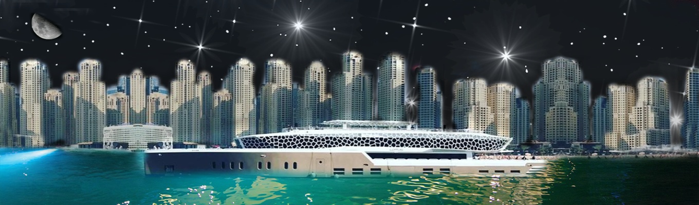 New Year Party Dubai Marina 2024 At Royal Mega Yacht Upper Deck VIP