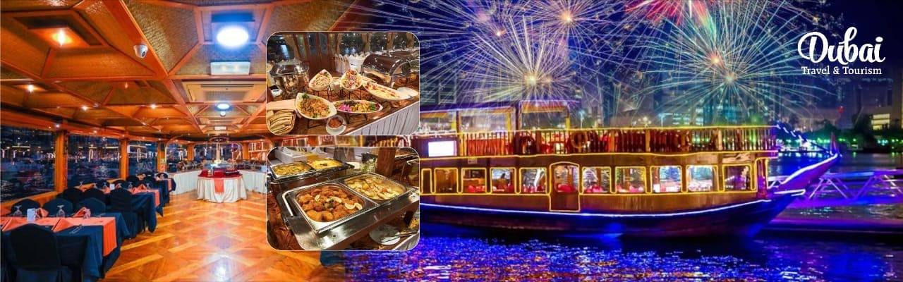 Dubai Creek New Year EVE 2024 | Aisha Creek Cruise Lower Deck