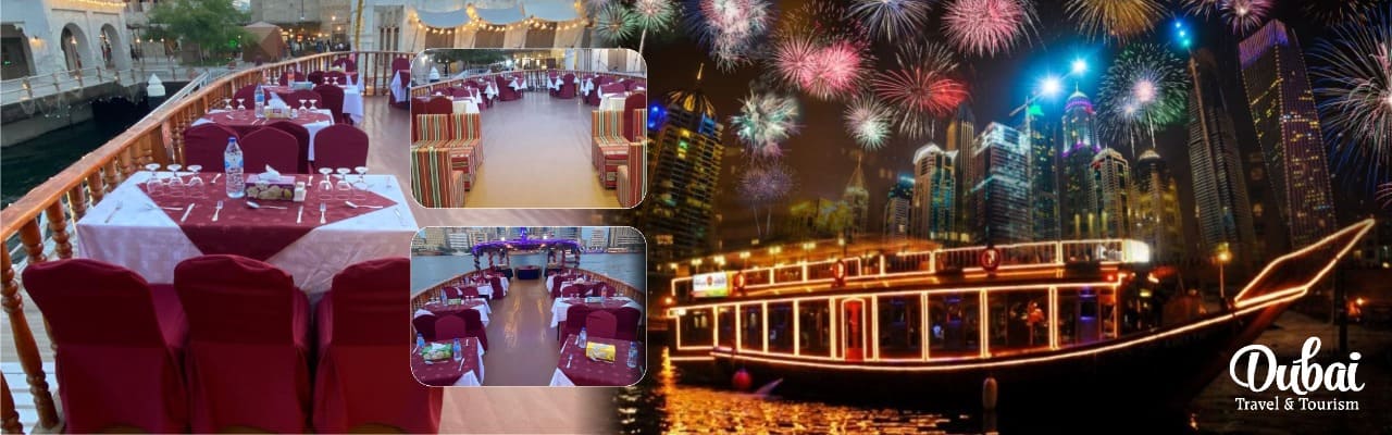 Dubai Creek New Year EVE 2024 | Aisha Creek Cruise Upper Deck 