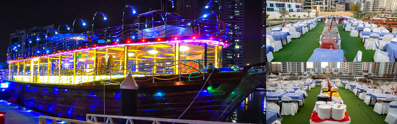 New Year Eve 2024 At Dhow Cruise Dubai Marina   - Premium - Upper Deck