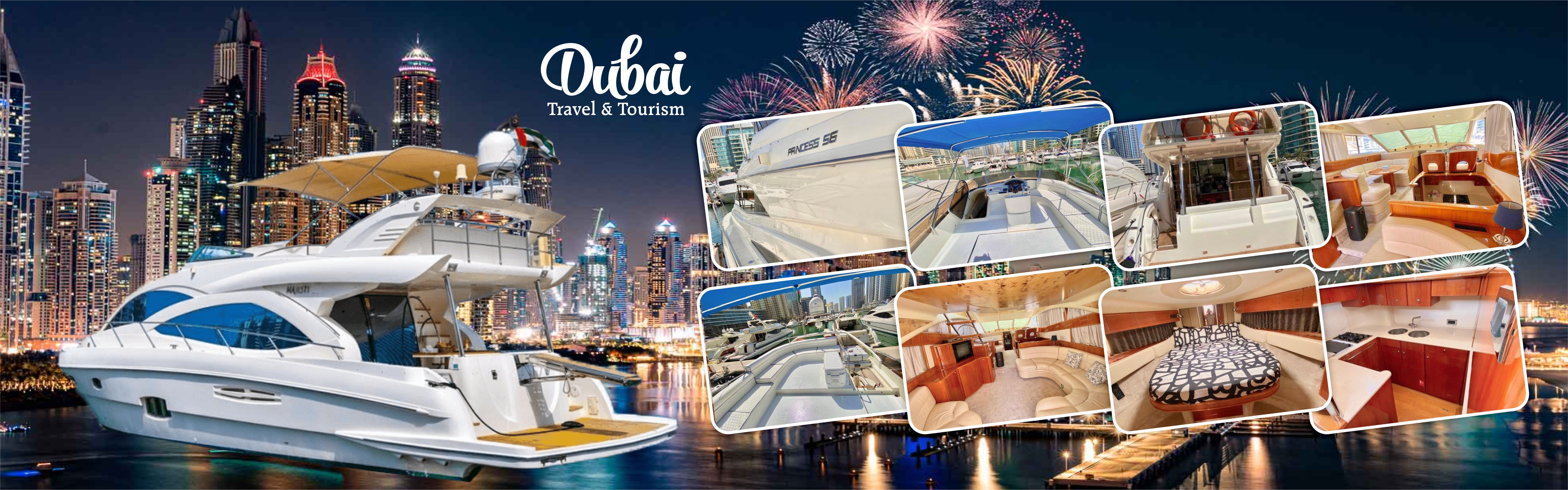  New Year Yacht Rental Dubai 2024 | 56 Feet Princess  Up-to 20 People
