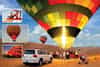 Deluxe Flight With Falcon Show & Desert Jeep Safari 